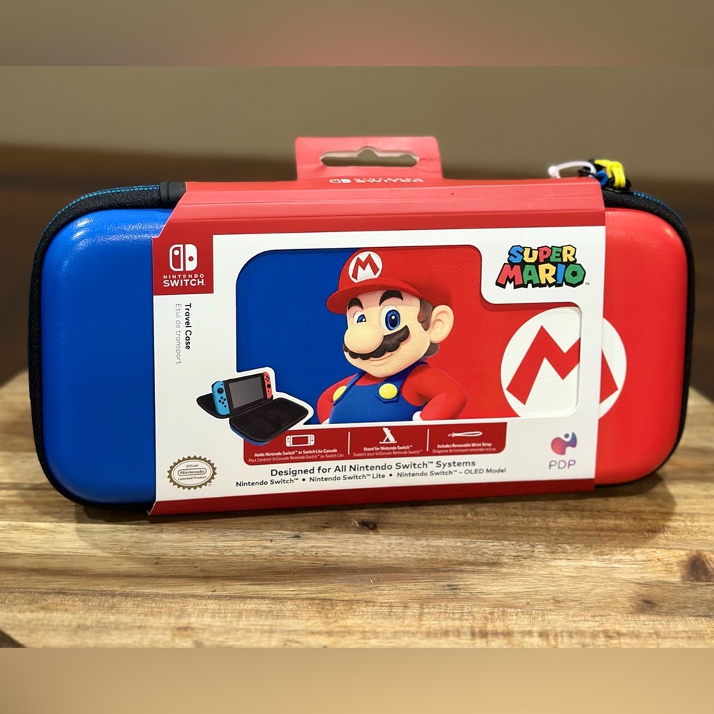 PDP SLIM TRAVEL DELUXE CASE MARIO - Nintendo Switch/LITE - Brand New